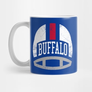 Buffalo Retro Helmet - Blue Mug